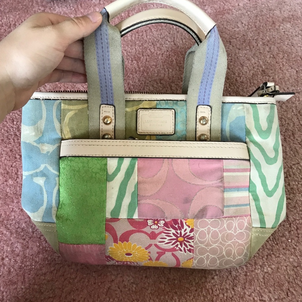 Patchwork Coach Bag